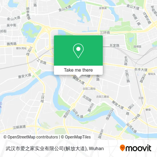 武汉市爱之家实业有限公司(解放大道) map