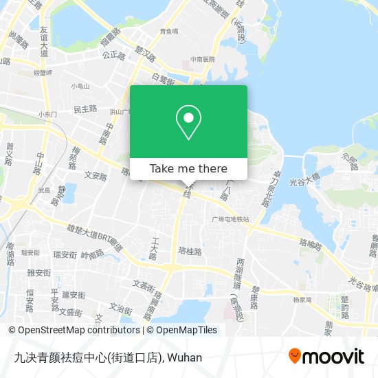 九决青颜祛痘中心(街道口店) map
