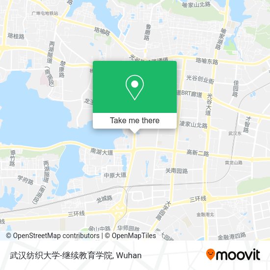 武汉纺织大学-继续教育学院 map