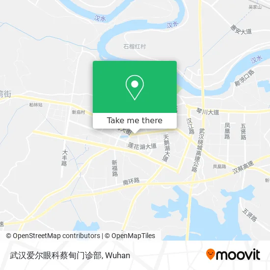 武汉爱尔眼科蔡甸门诊部 map