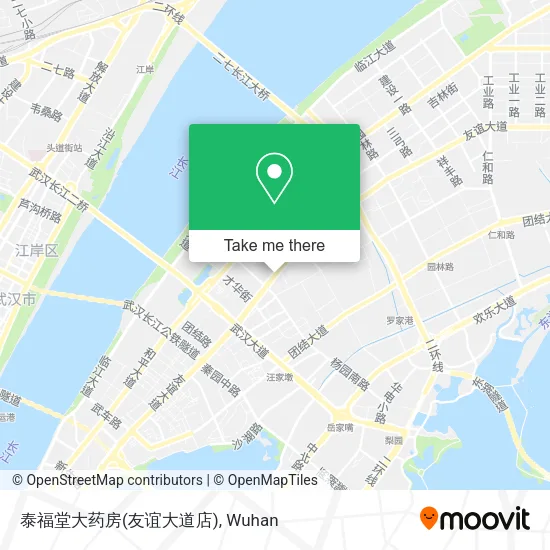 泰福堂大药房(友谊大道店) map