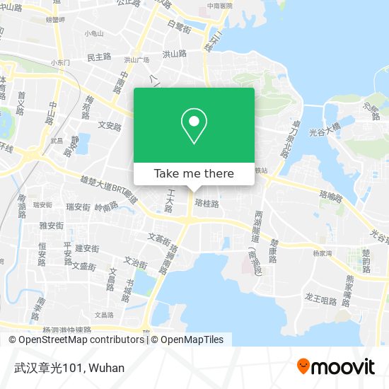 武汉章光101 map