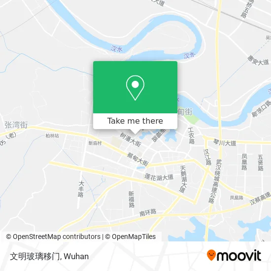 文明玻璃移门 map