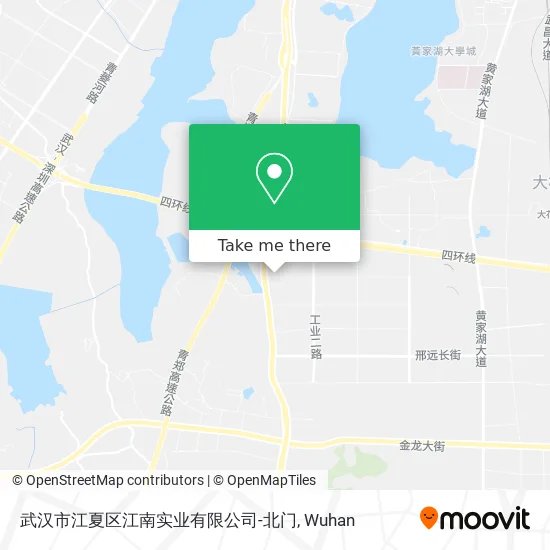 武汉市江夏区江南实业有限公司-北门 map