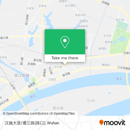 汉施大道/通江路(路口) map