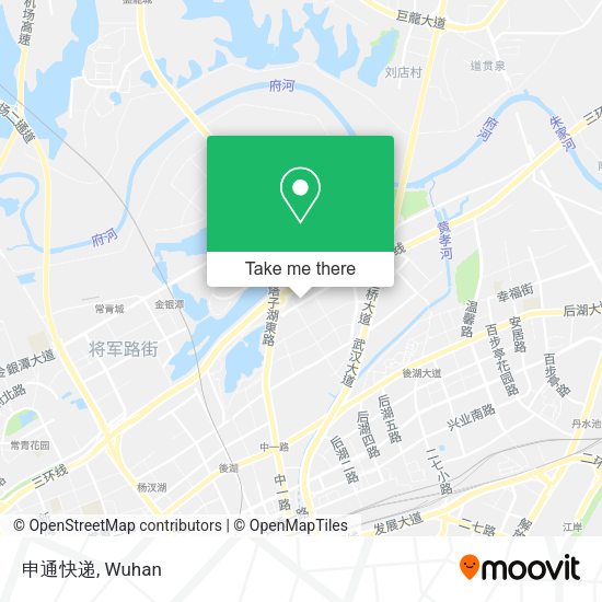 申通快递 map