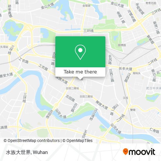 水族大世界 map