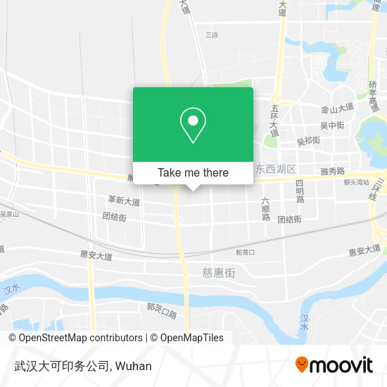 武汉大可印务公司 map