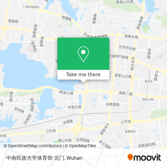 中南民族大学体育馆-北门 map