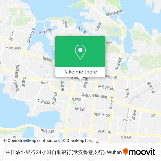 中国农业银行24小时自助银行(武汉鲁巷支行) map