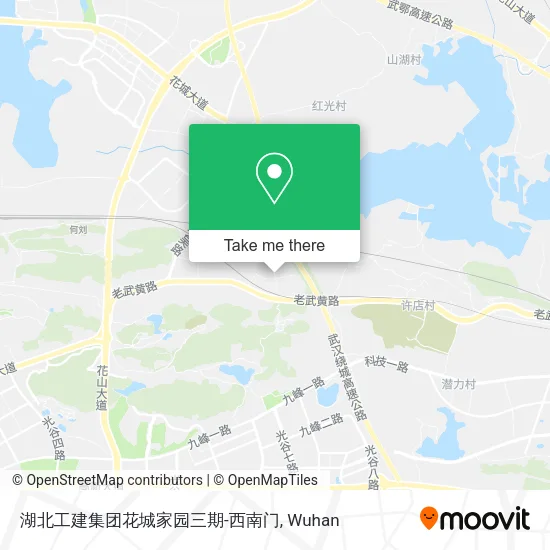 湖北工建集团花城家园三期-西南门 map