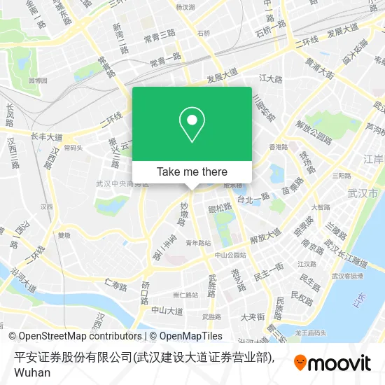 平安证券股份有限公司(武汉建设大道证券营业部) map