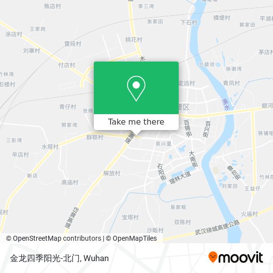 金龙四季阳光-北门 map