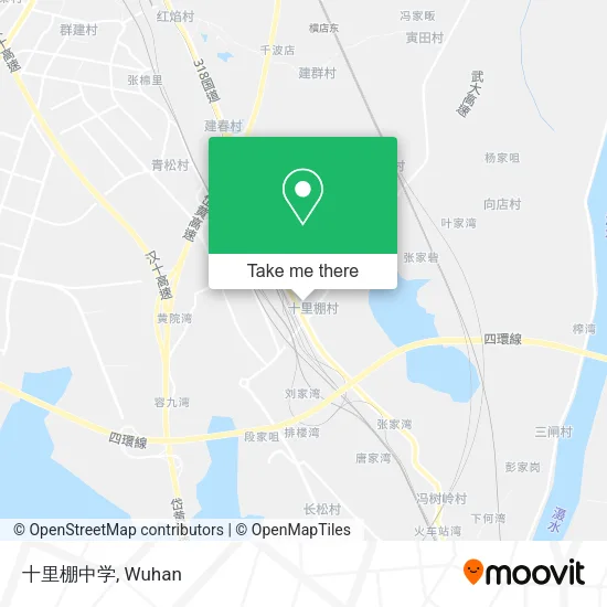 十里棚中学 map