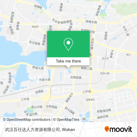 武汉百仕达人力资源有限公司 map
