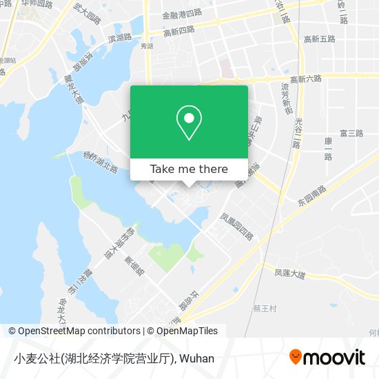 小麦公社(湖北经济学院营业厅) map