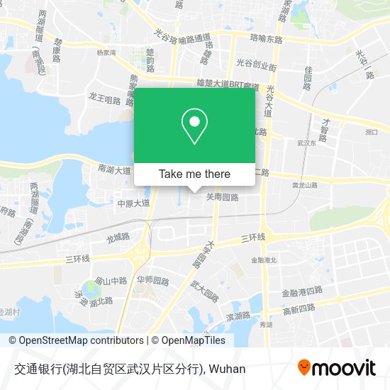 交通银行(湖北自贸区武汉片区分行) map