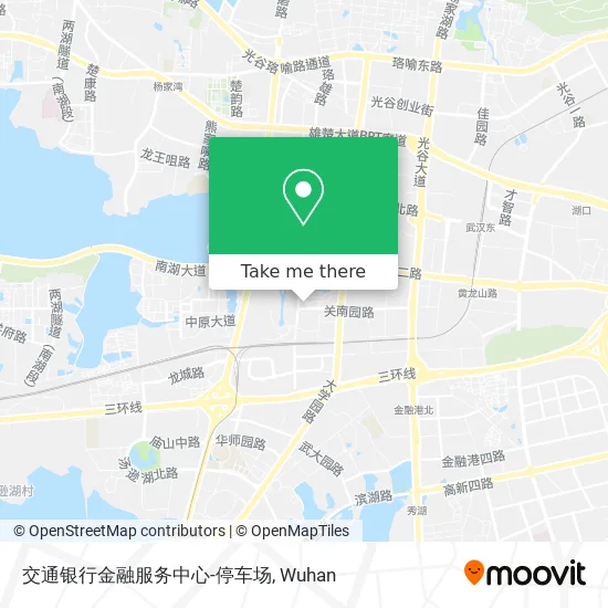 交通银行金融服务中心-停车场 map