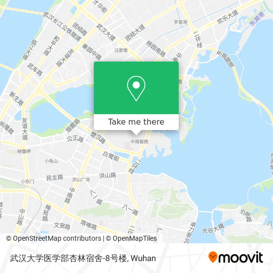 武汉大学医学部杏林宿舍-8号楼 map
