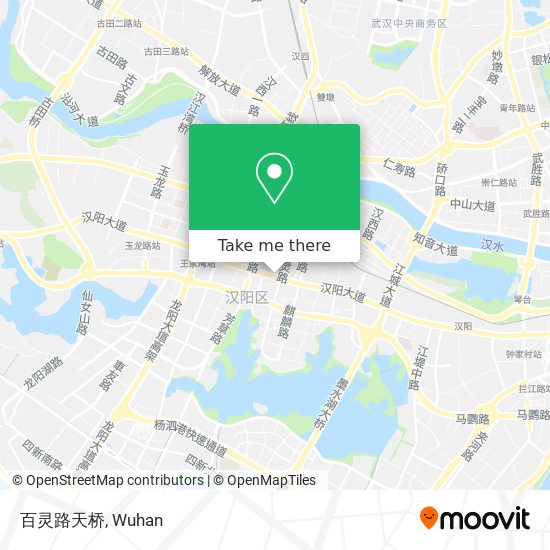 百灵路天桥 map