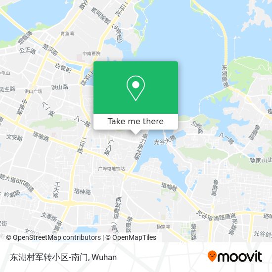 东湖村军转小区-南门 map