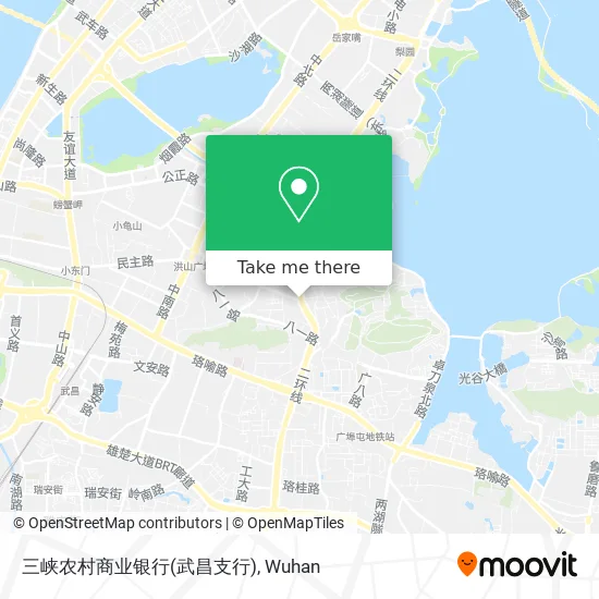 三峡农村商业银行(武昌支行) map