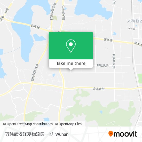 万纬武汉江夏物流园一期 map