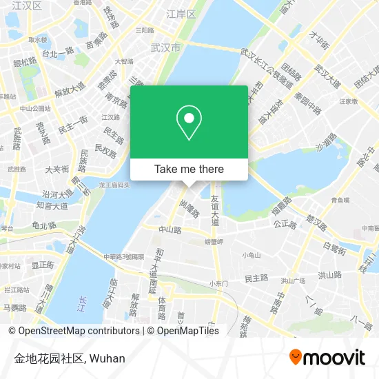 金地花园社区 map