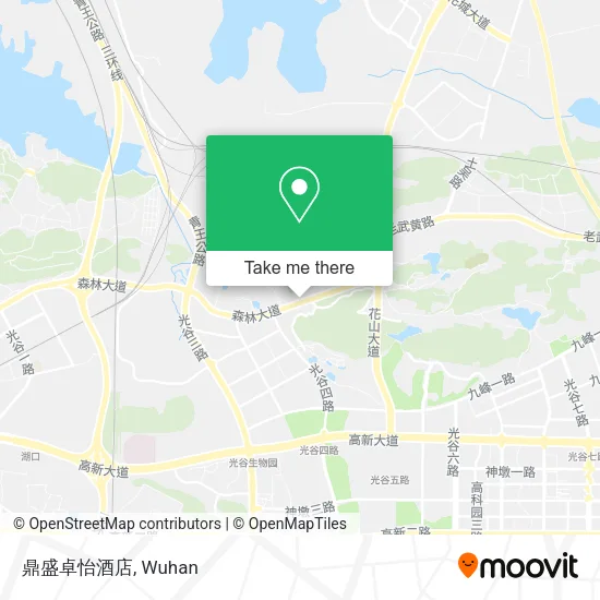 鼎盛卓怡酒店 map