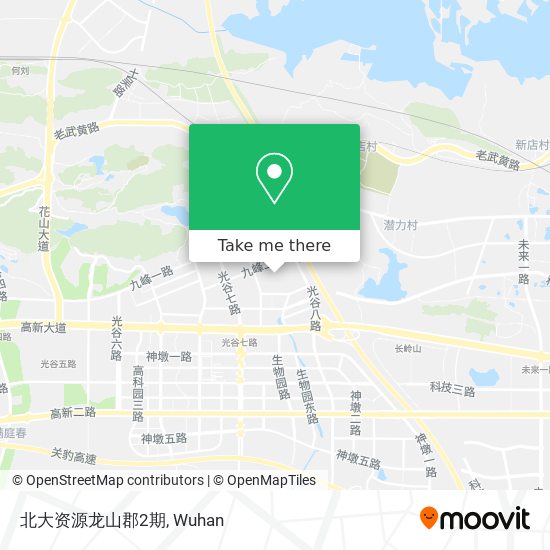 北大资源龙山郡2期 map