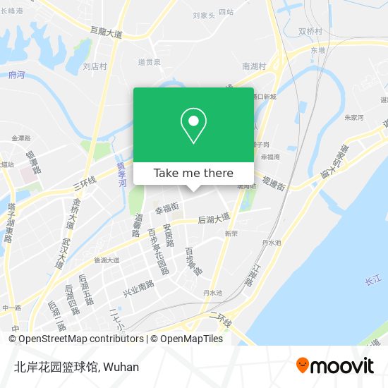 北岸花园篮球馆 map