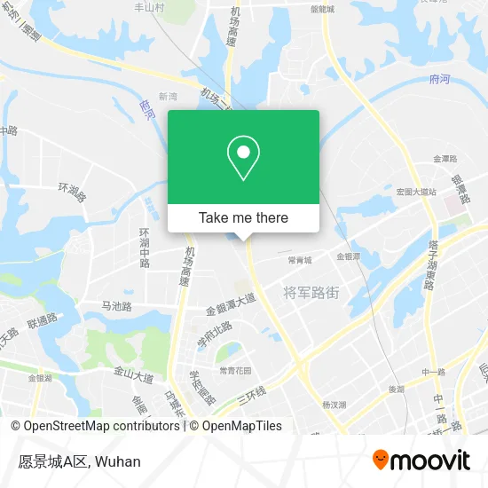 愿景城A区 map