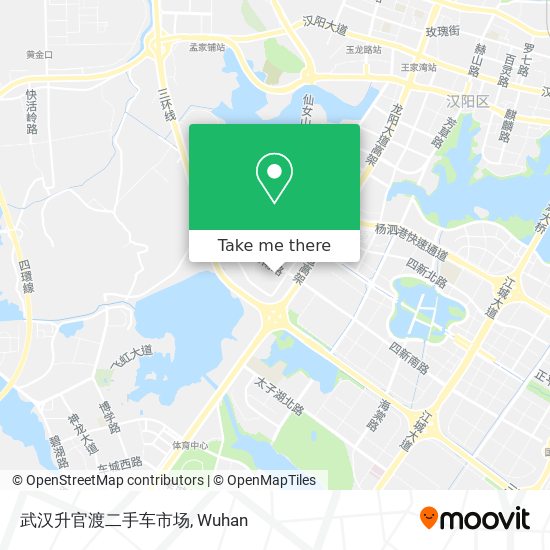 武汉升官渡二手车市场 map