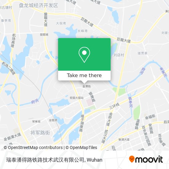 瑞泰潘得路铁路技术武汉有限公司 map