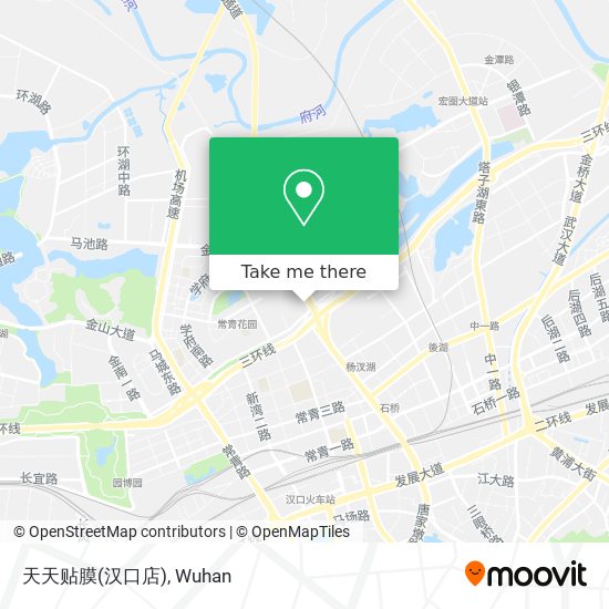 天天贴膜(汉口店) map