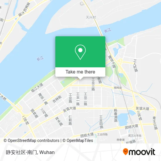 静安社区-南门 map