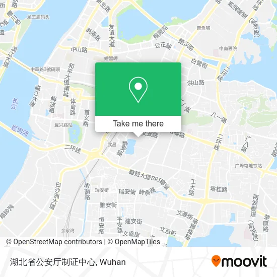 湖北省公安厅制证中心 map