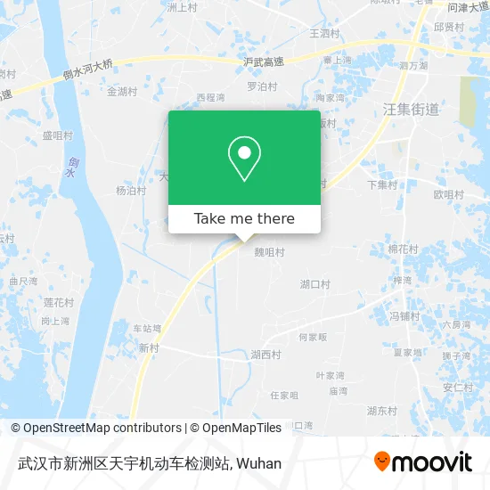 武汉市新洲区天宇机动车检测站 map