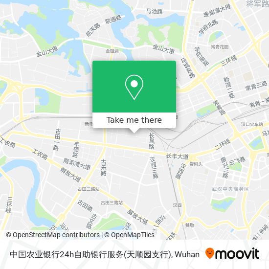 中国农业银行24h自助银行服务(天顺园支行) map