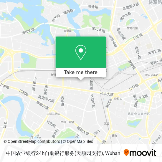 中国农业银行24h自助银行服务(天顺园支行) map