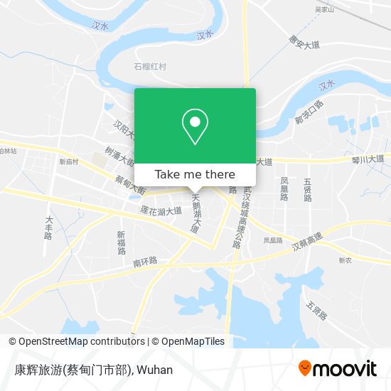 康辉旅游(蔡甸门市部) map