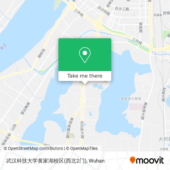武汉科技大学黄家湖校区(西北2门) map
