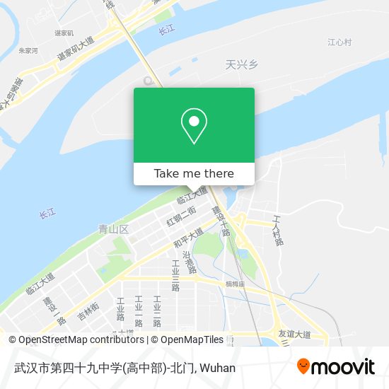 武汉市第四十九中学(高中部)-北门 map