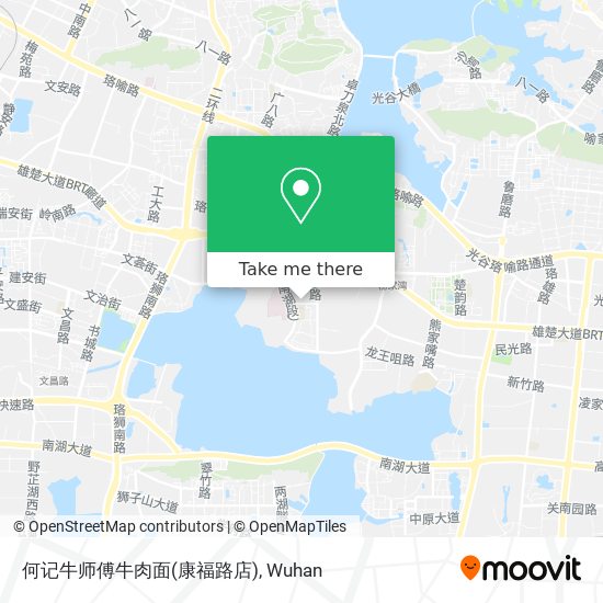 何记牛师傅牛肉面(康福路店) map