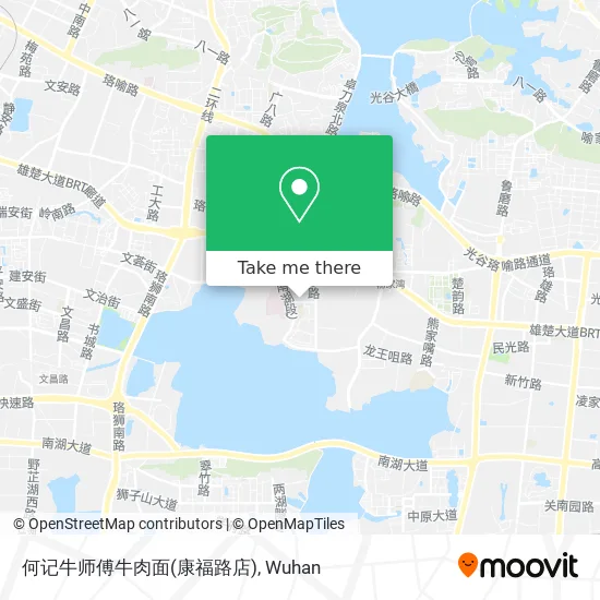 何记牛师傅牛肉面(康福路店) map