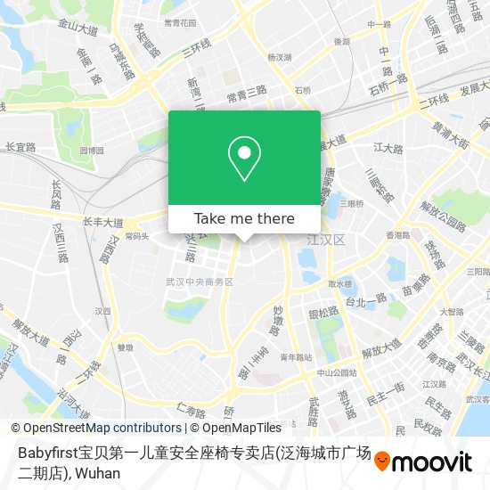 Babyfirst宝贝第一儿童安全座椅专卖店(泛海城市广场二期店) map