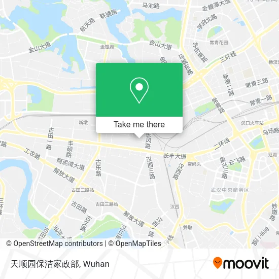 天顺园保洁家政部 map