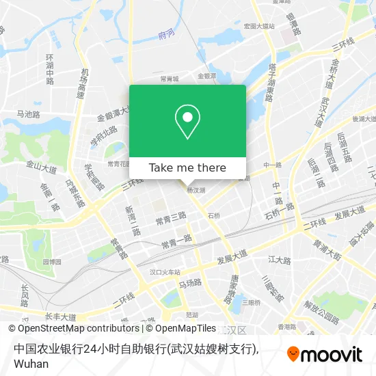 中国农业银行24小时自助银行(武汉姑嫂树支行) map