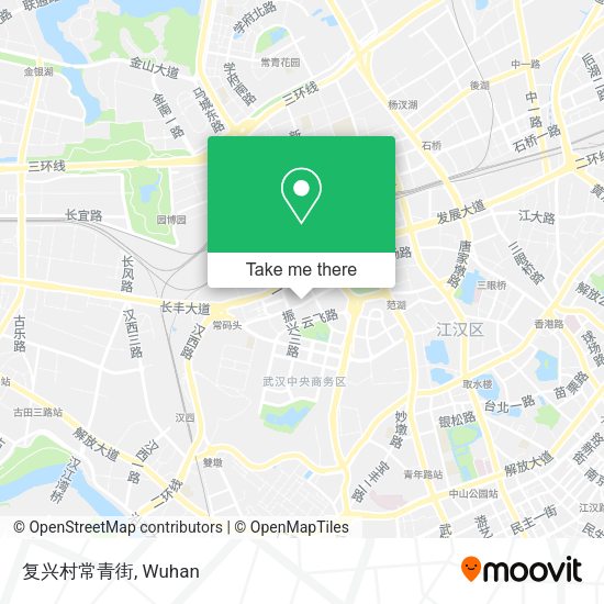 复兴村常青街 map