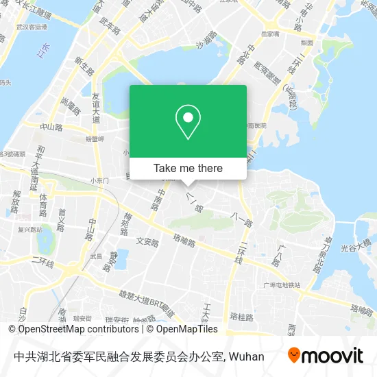 中共湖北省委军民融合发展委员会办公室 map